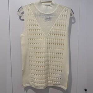 Club Monaco Cream Knit top